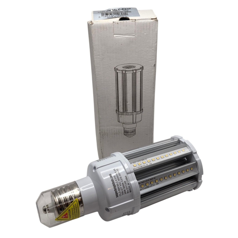 Superbrightleds Super Bright Corn LED Light Bulb 36W EX39 Base Lamp Bulb 5000K